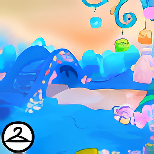 Dyeworks Blue: Fantastical Marshmallow Background
