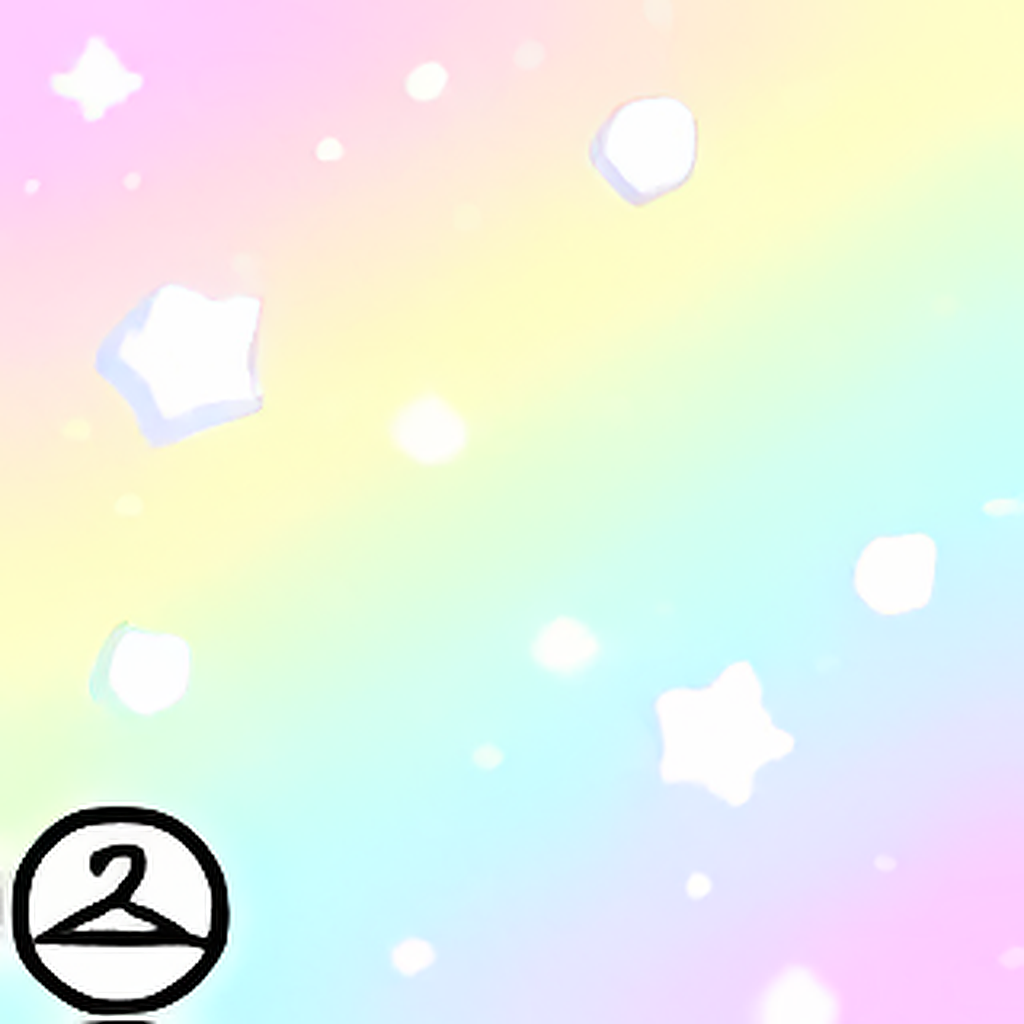 Dyeworks Pastel Rainbow: Kawaii Void Stars Background