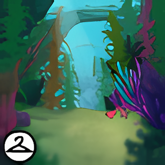 Kelp Forest Path Background