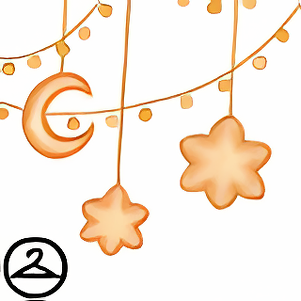 Star and Moon Lights Garland