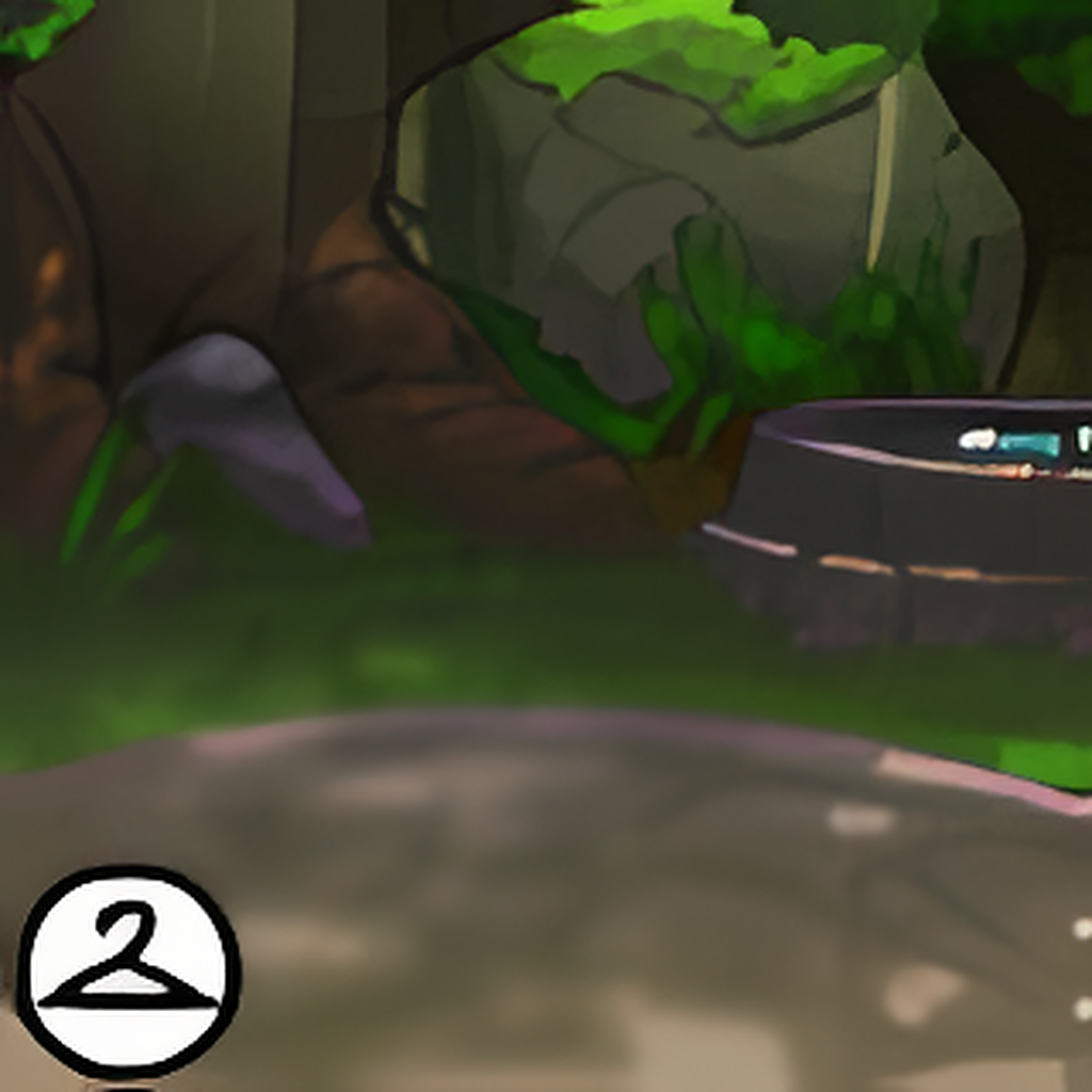 Shaded Garden Path Background