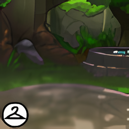 Shaded Garden Path Background