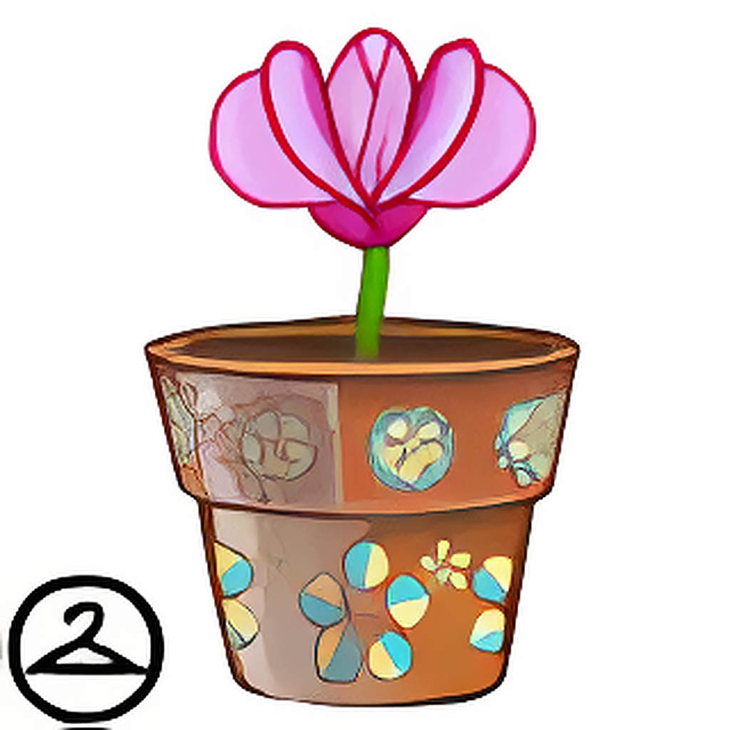 Growing Potted Plant