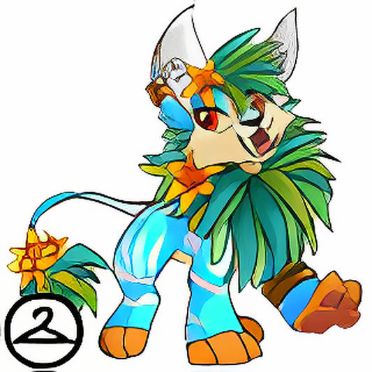 Prismatic Cyan: Tropical Island Varwolf