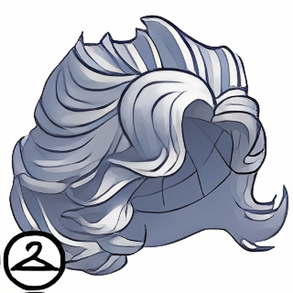 MME10-S5a: Silver Hair Wig