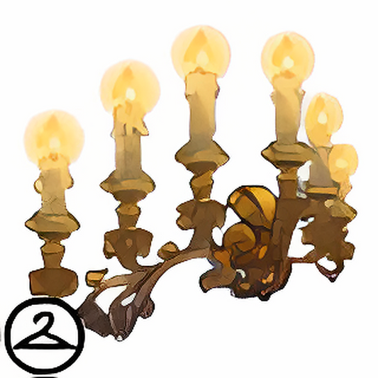 Antique Moehog Candelabra Crown