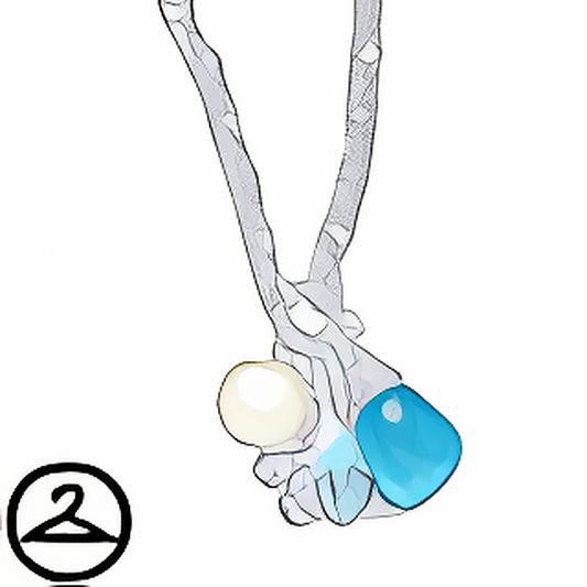 Glittering Snow Necklace