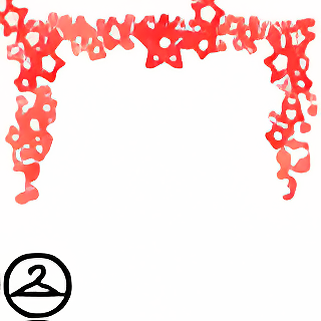 Dyeworks Red: Crystal Star String Lights