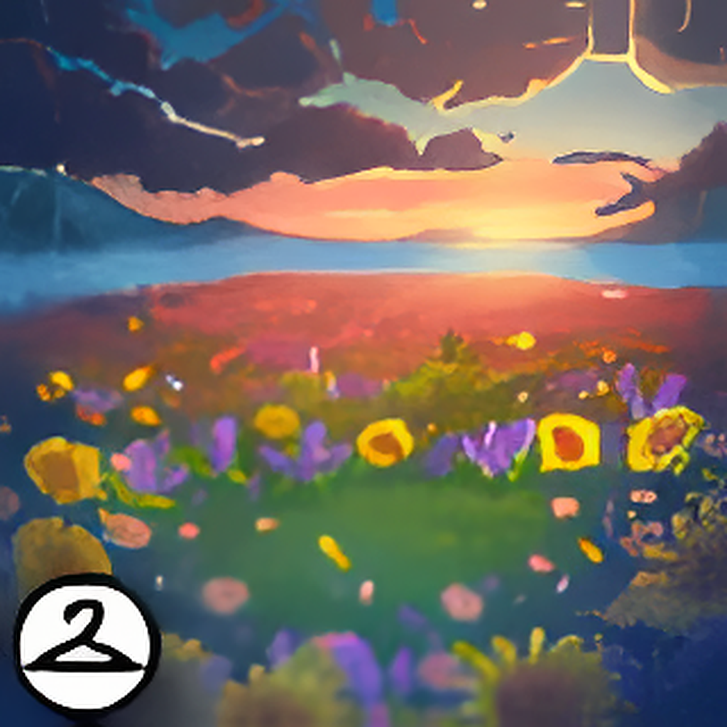 Field At Twilight Background