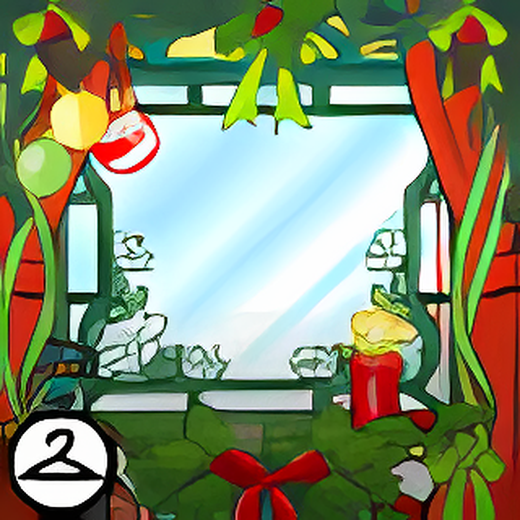 Holiday Windowsill Foreground