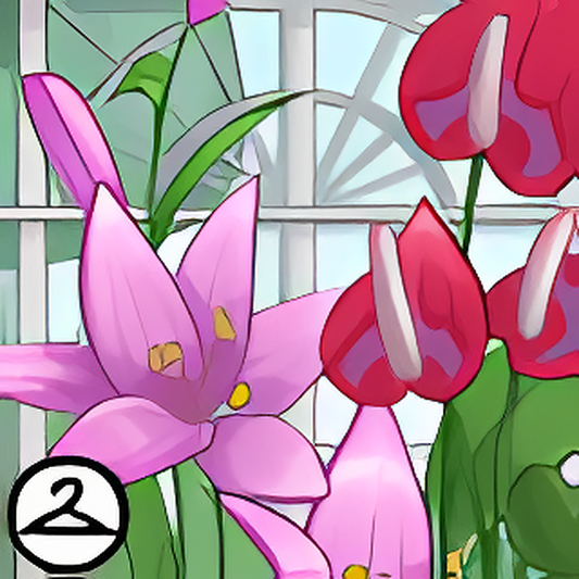 Romantic Greenhouse Background