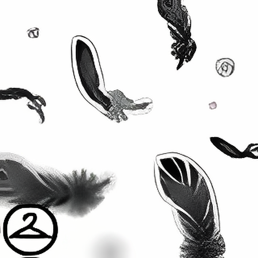Black Feathers and Glitter Filter