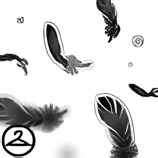 Black Feathers and Glitter Filter