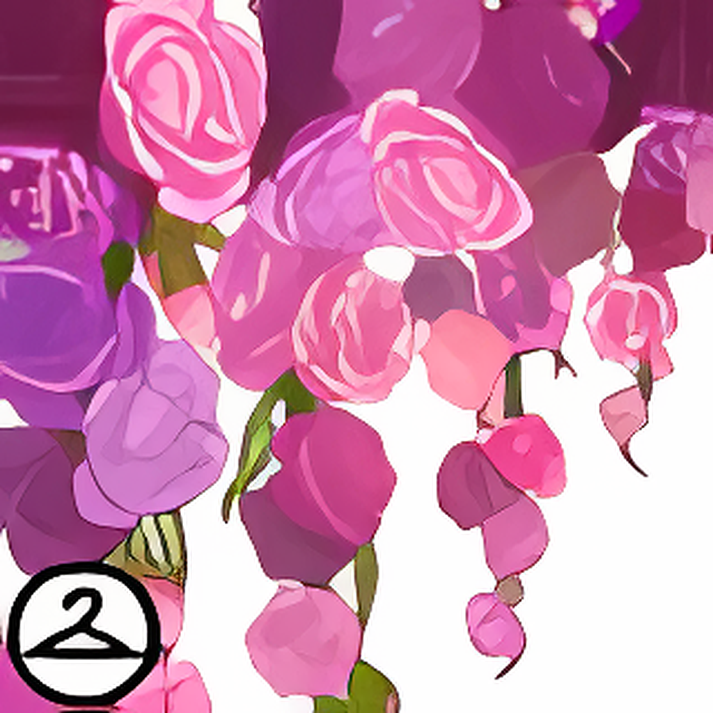 Dyeworks Pink: Cascading Roses