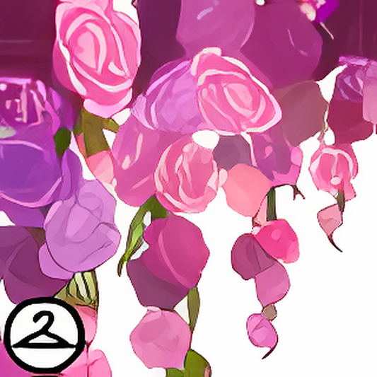 Dyeworks Pink: Cascading Roses