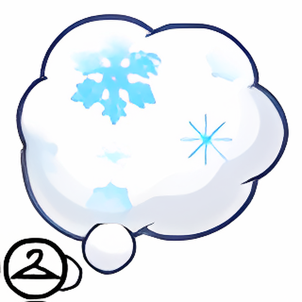Snow Thought Bubble