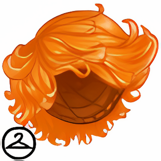 Dyeworks Tangerine: Playful Tousled Wig