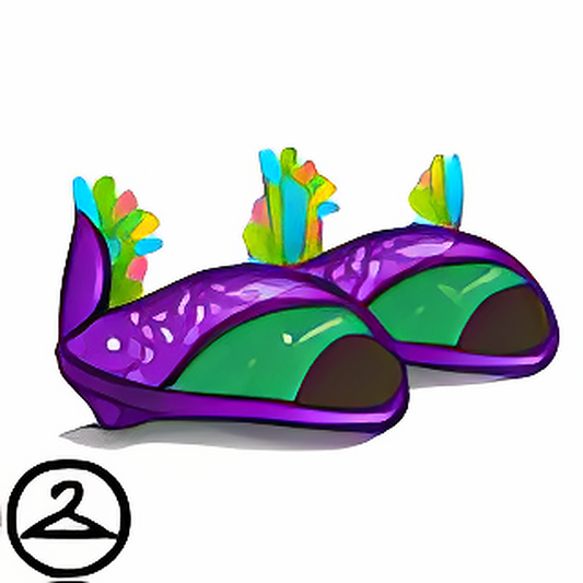 Feather Flared Shoes