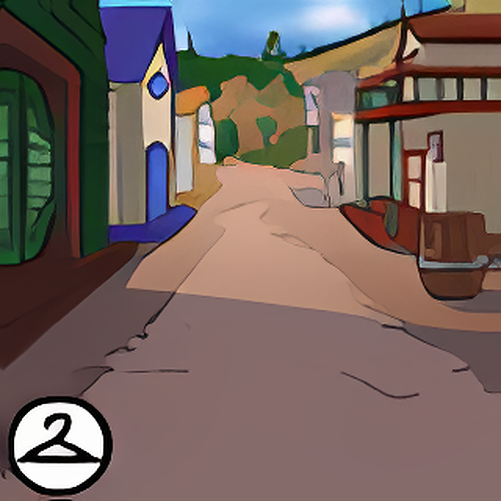 Deserted Town Background