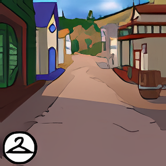 Deserted Town Background