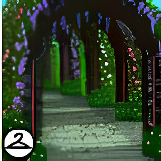 Floral Archway Background