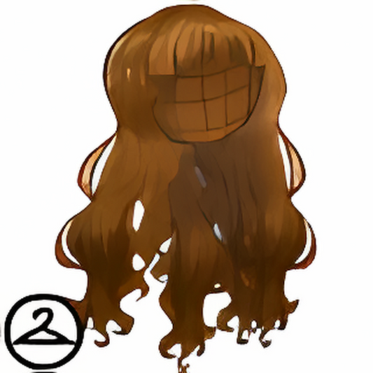 Dyeworks Brown: Mutant Pastel Ombre Long Wavy Wig