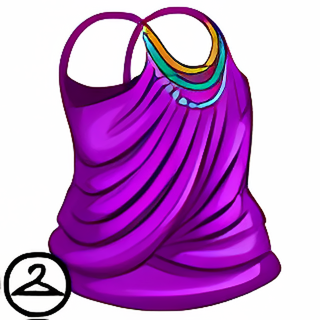 Purple Party Dress and Beads