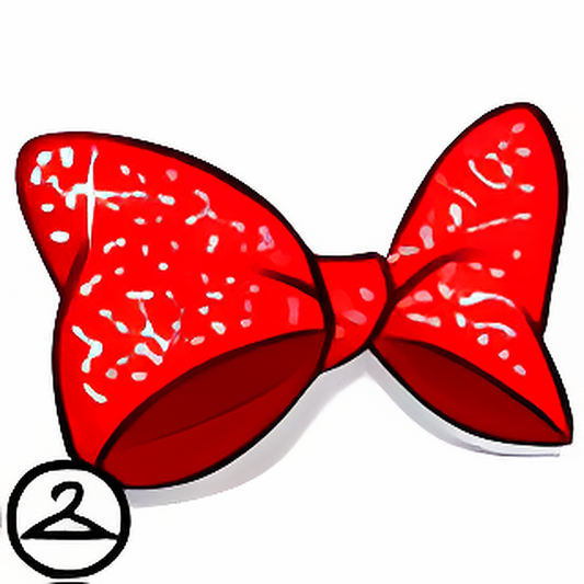 Sparkling Red Hair Bow