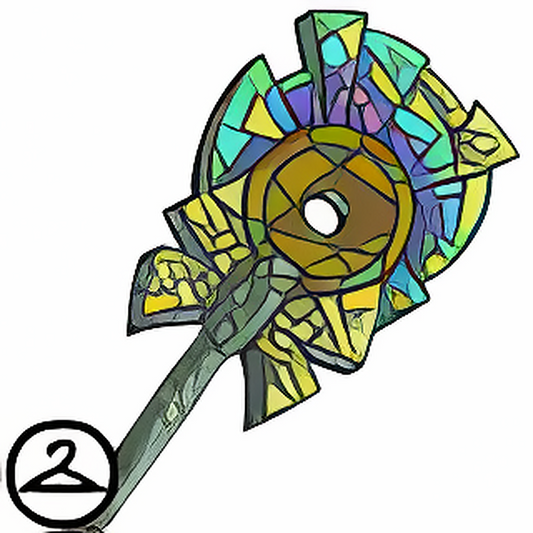 Mosaic Handheld Staff