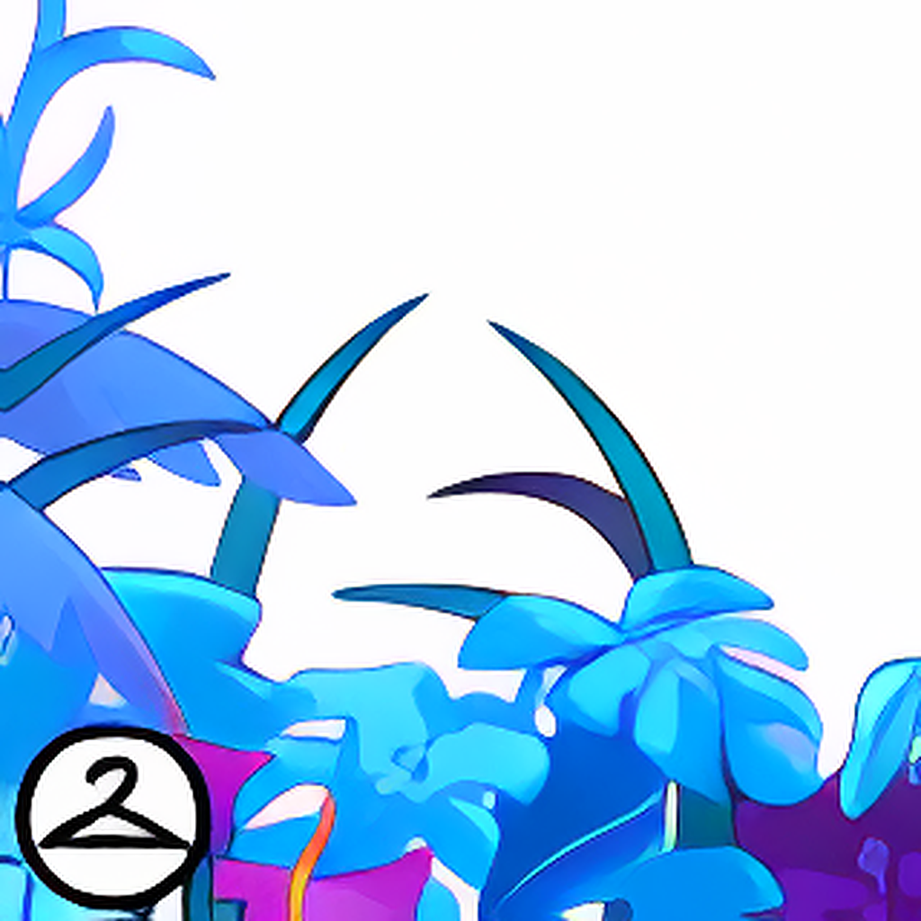Vaporwave Foliage Foreground Trinket