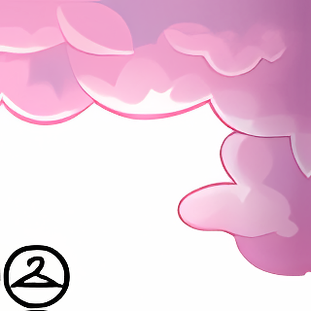 Dreamy Pink Clouds Garland