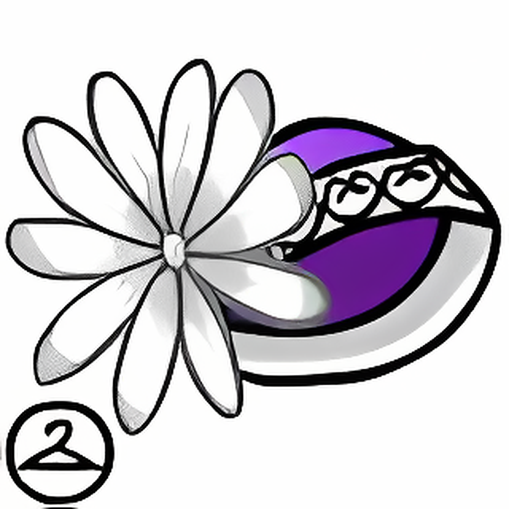 Flowery Bathing Cap