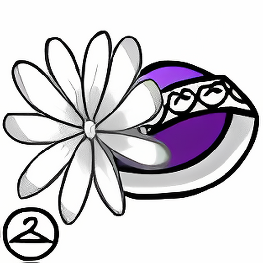 Flowery Bathing Cap