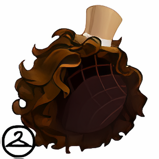 Dark Chocolate Locks and Hat Wig