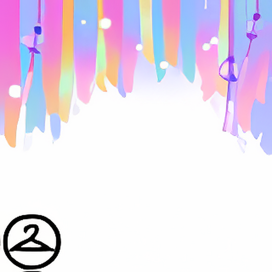 Iridescent Flowers Garland