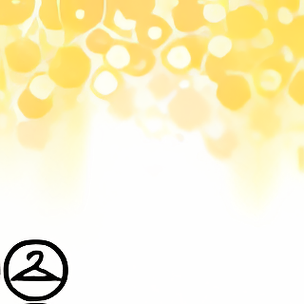 Golden Scattered Light Garland