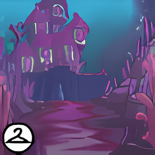 Dyeworks Purple: Maraquan Castle Background