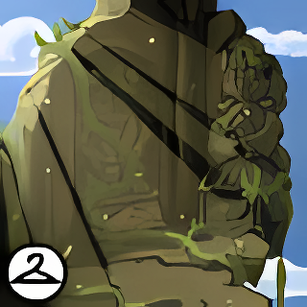 Ancient Mountain Ruins Background