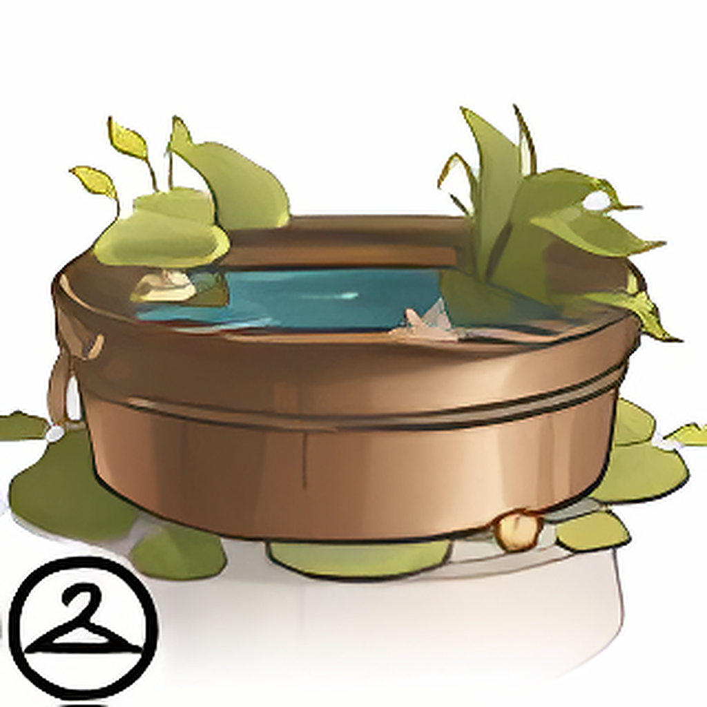 Dyeworks Copper: Outdoor Mini-Pond Foreground