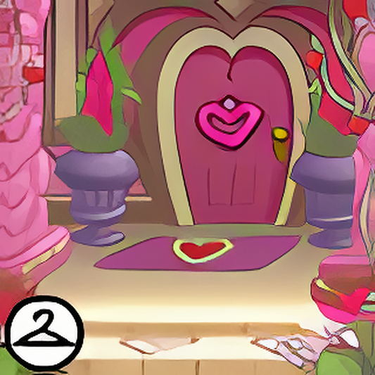 Enchanting Hearts Front Porch Background
