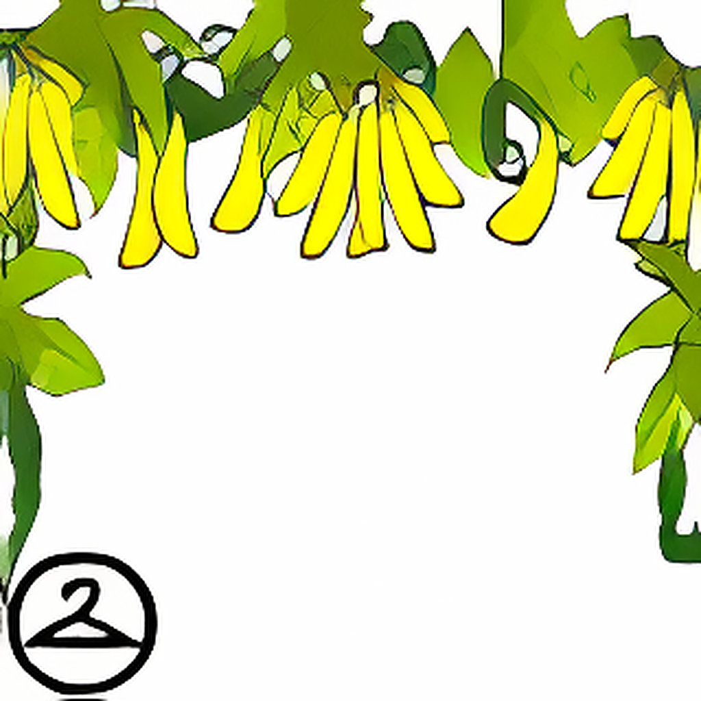 Tropical Banana Garland