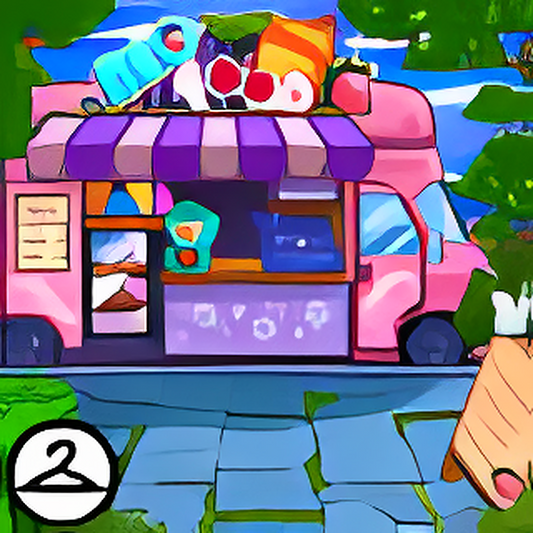 Sweet Treat on Wheels Background