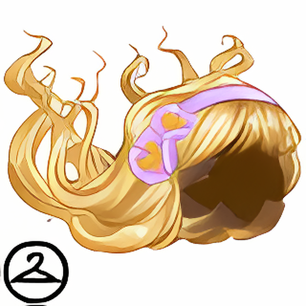 Dyeworks Blonde: Maraquan Flowing Fuchsia Wig