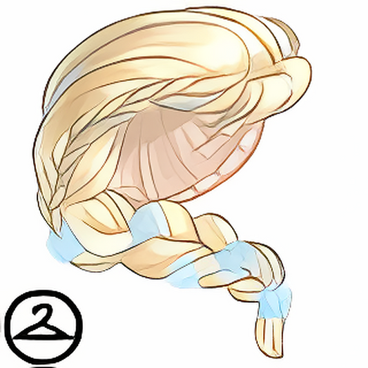 MME20-S3a: Blonde Side Braid Wig