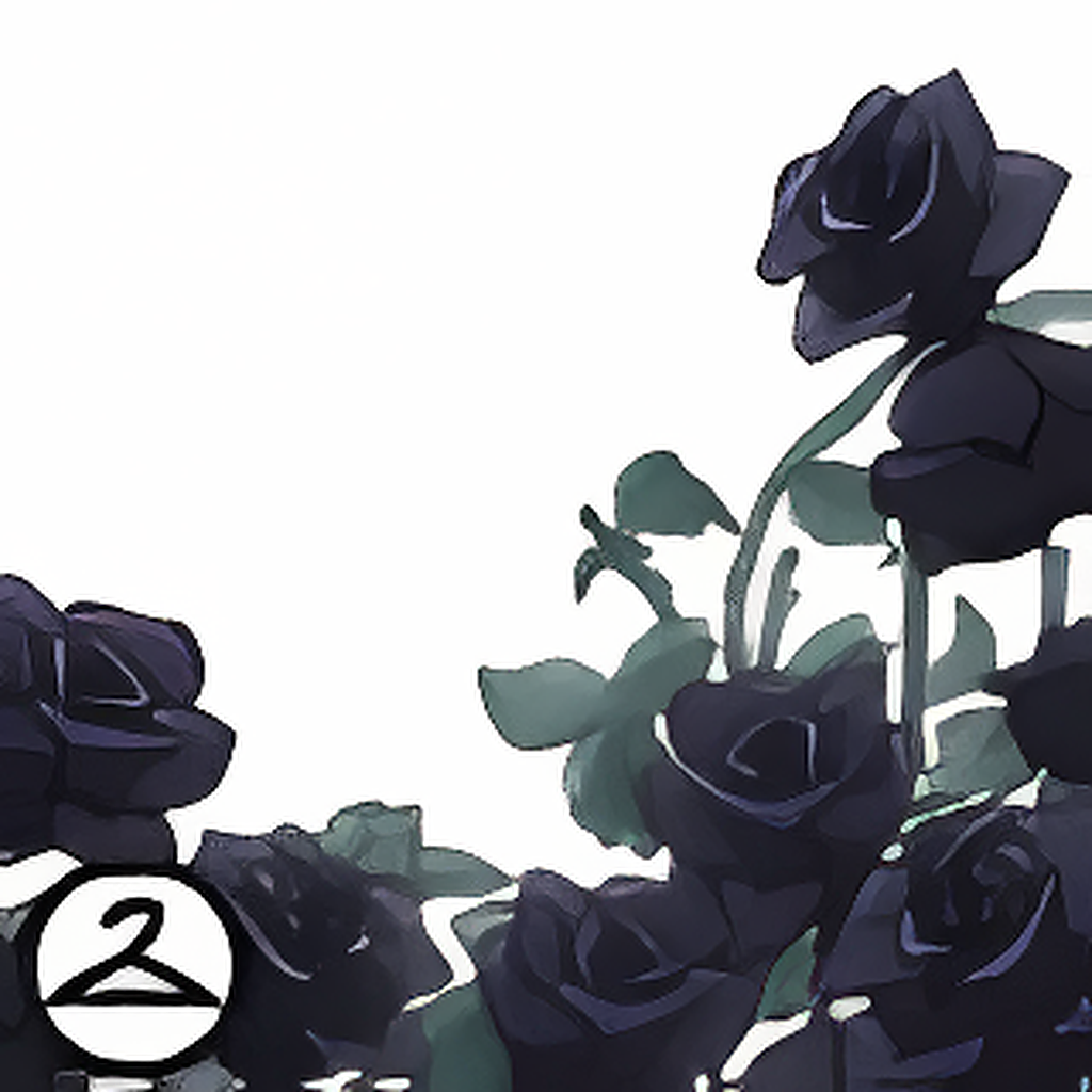 Black Roses and Thorns Foreground