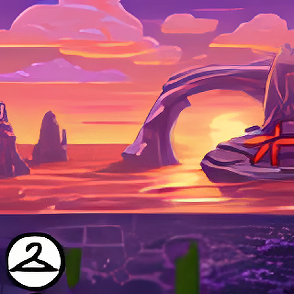 Dusk in the Water Background
