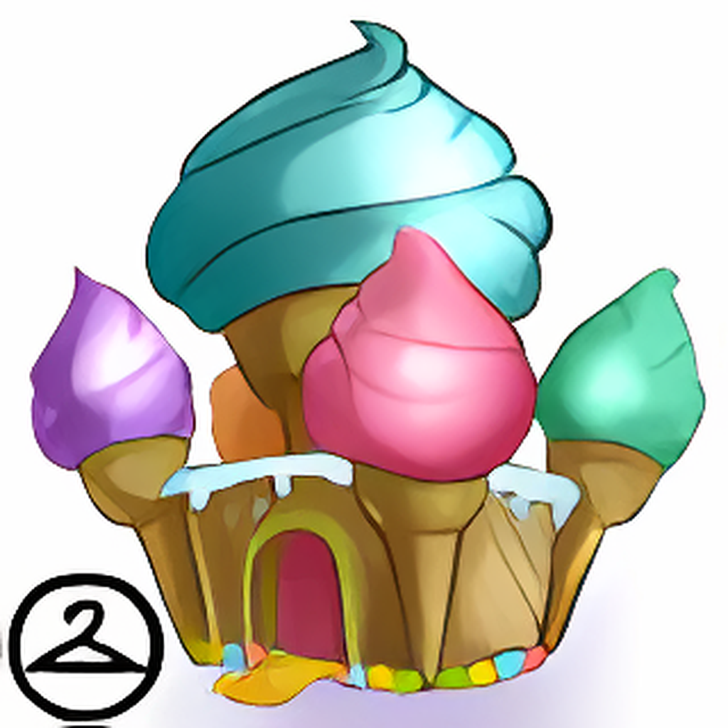 Dazzling Ice Cream Castle