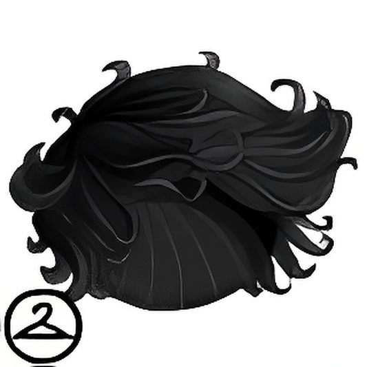Dyeworks Black: Maraquan Surfer Blue Wig