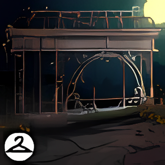 Haunted Garden Pavilion Background