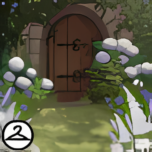 Secret Garden Entrance Background